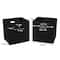 2 Pack Household Essentials 13" Fabric Storage Bins